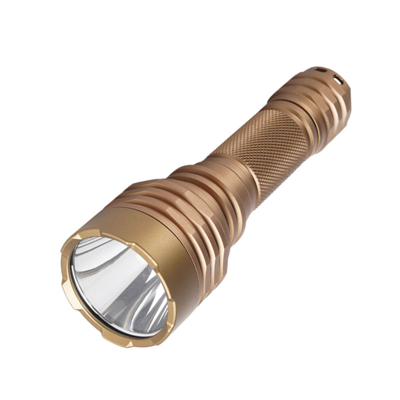 Lampe torche tactique PoleShine - 1050 lumens | Portée 1000m | 5 modes | Strobe + SOS | Rechargeable | Étanche | C8SG