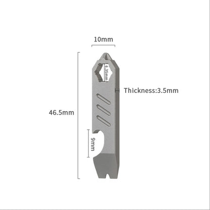 Poleshine Titanium Alloy Mini Crowbar